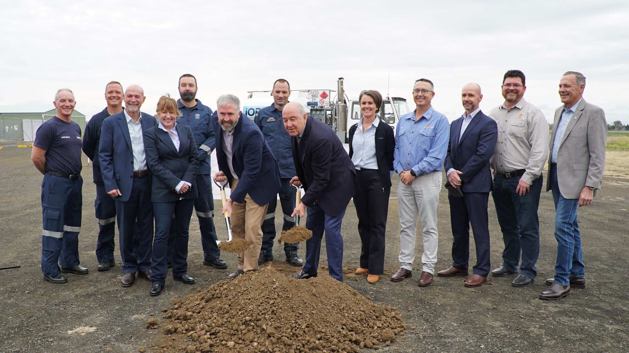 First sod turned in ground-breaking LifeFlight project