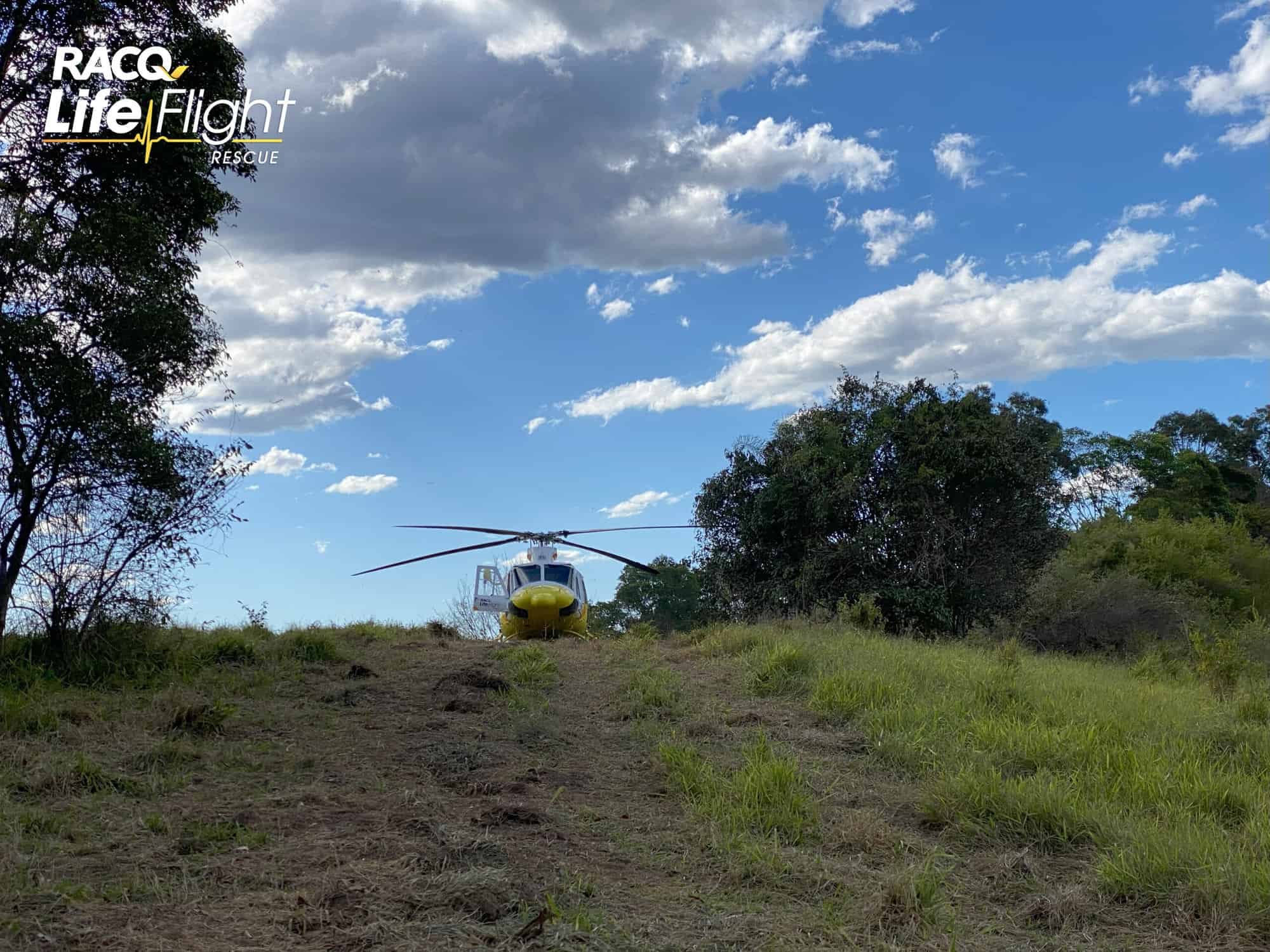 Man airlifted after tree crashes onto him - LifeFlight