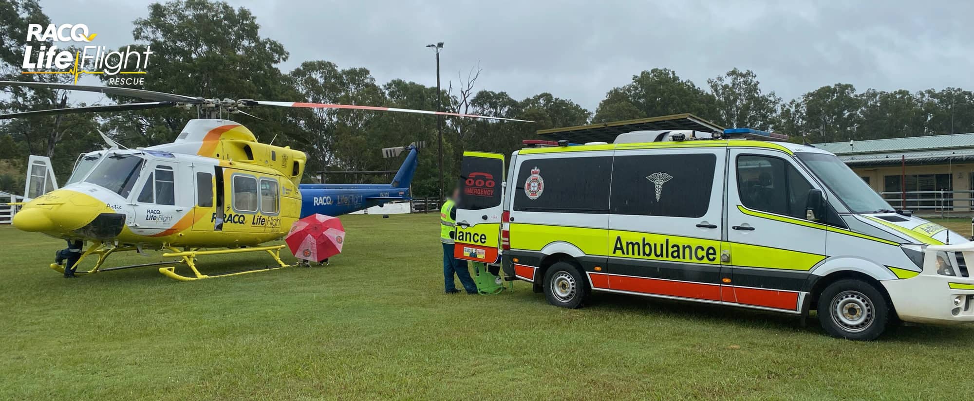 Seriously injured driver airlifted to hospital after head-on crash into ...