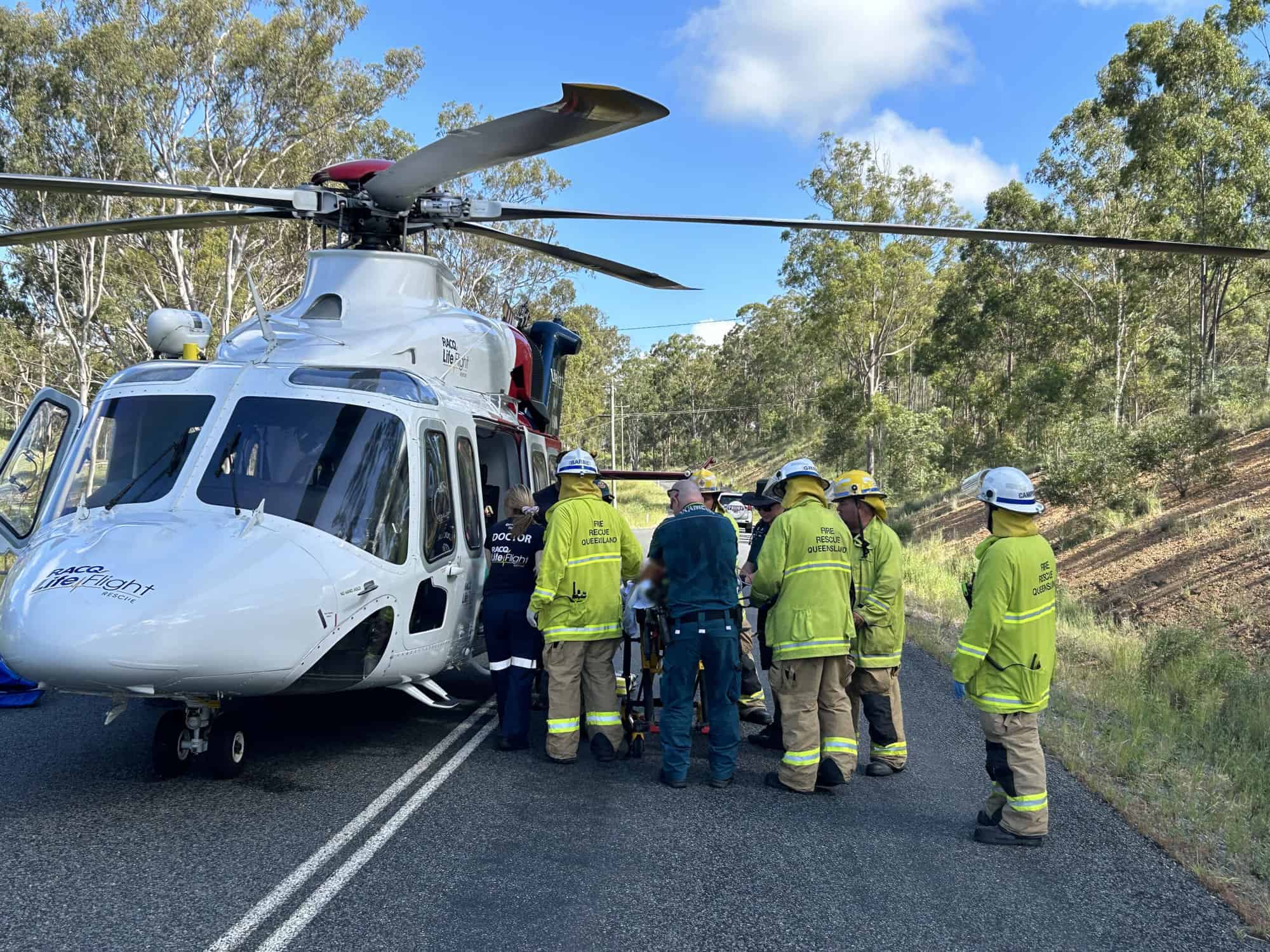 Seriously injured woman airlifted after bus collision - LifeFlight