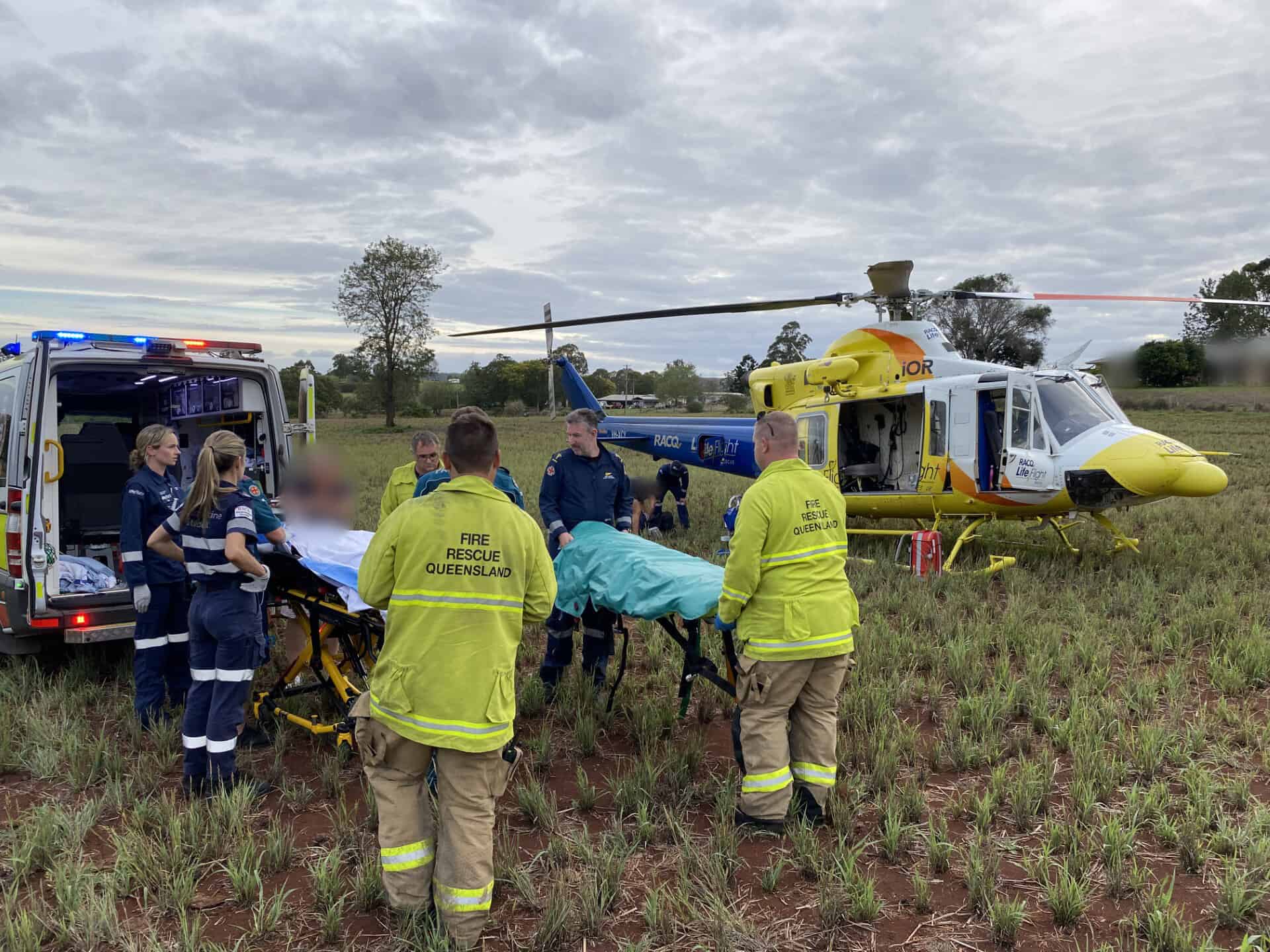 Teenager airlifted after crashing car into a tree - LifeFlight