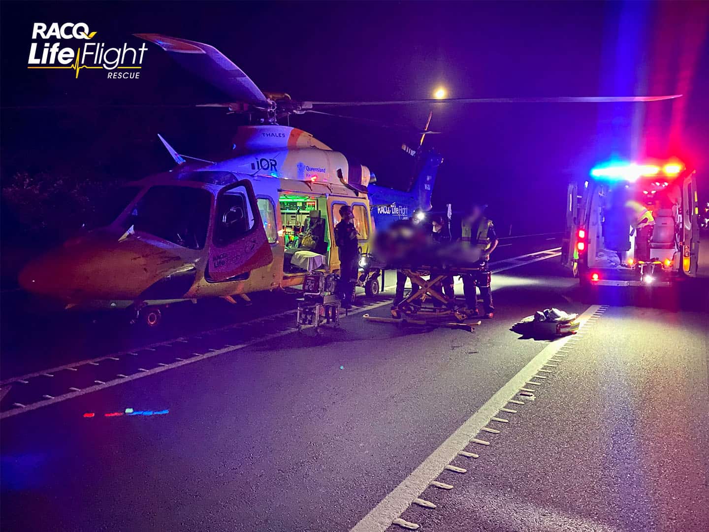 Seriously injured woman airlifted after head-on collision - LifeFlight