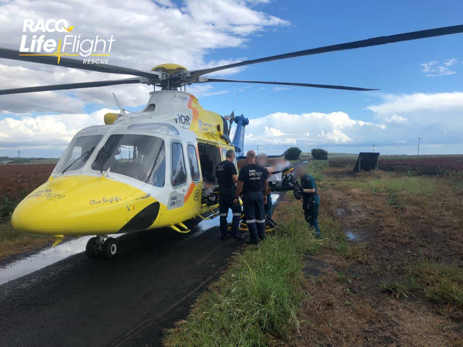 Man airlifted to hospital after farm incident - LifeFlight