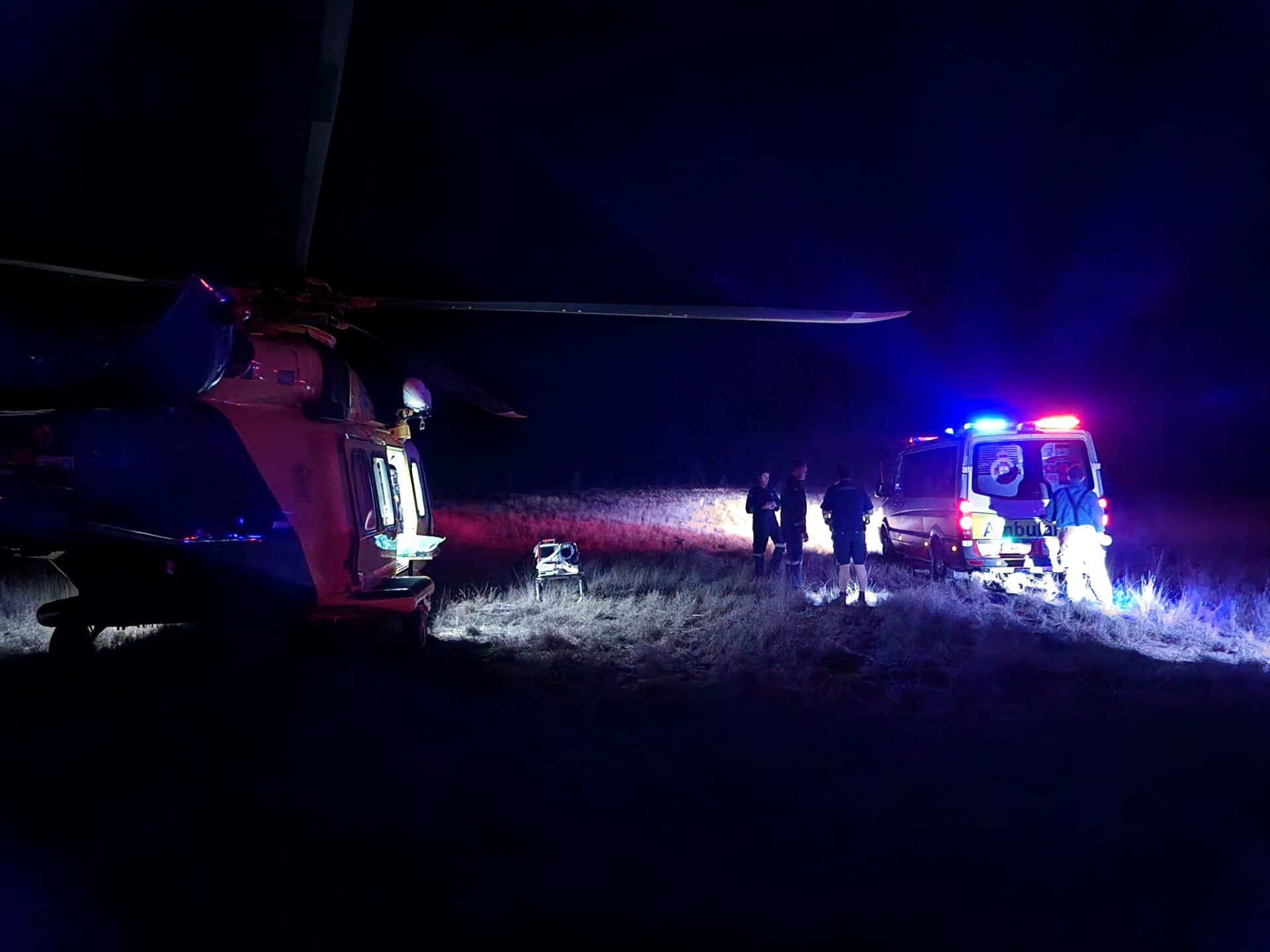 Critically injured man airlifted to hospital after car rollover ...
