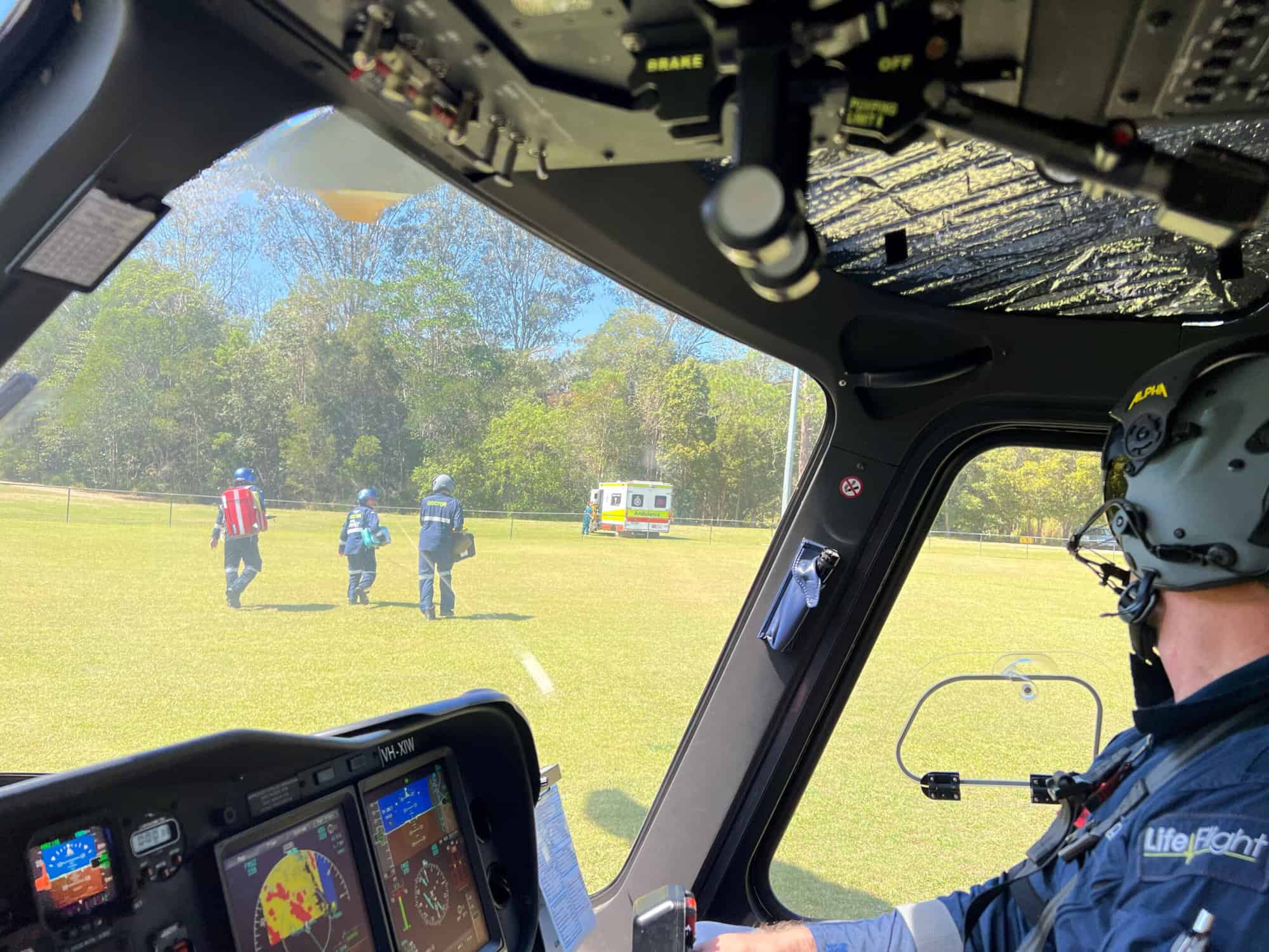 Elderly man airlifted to hospital after fall from tree - LifeFlight