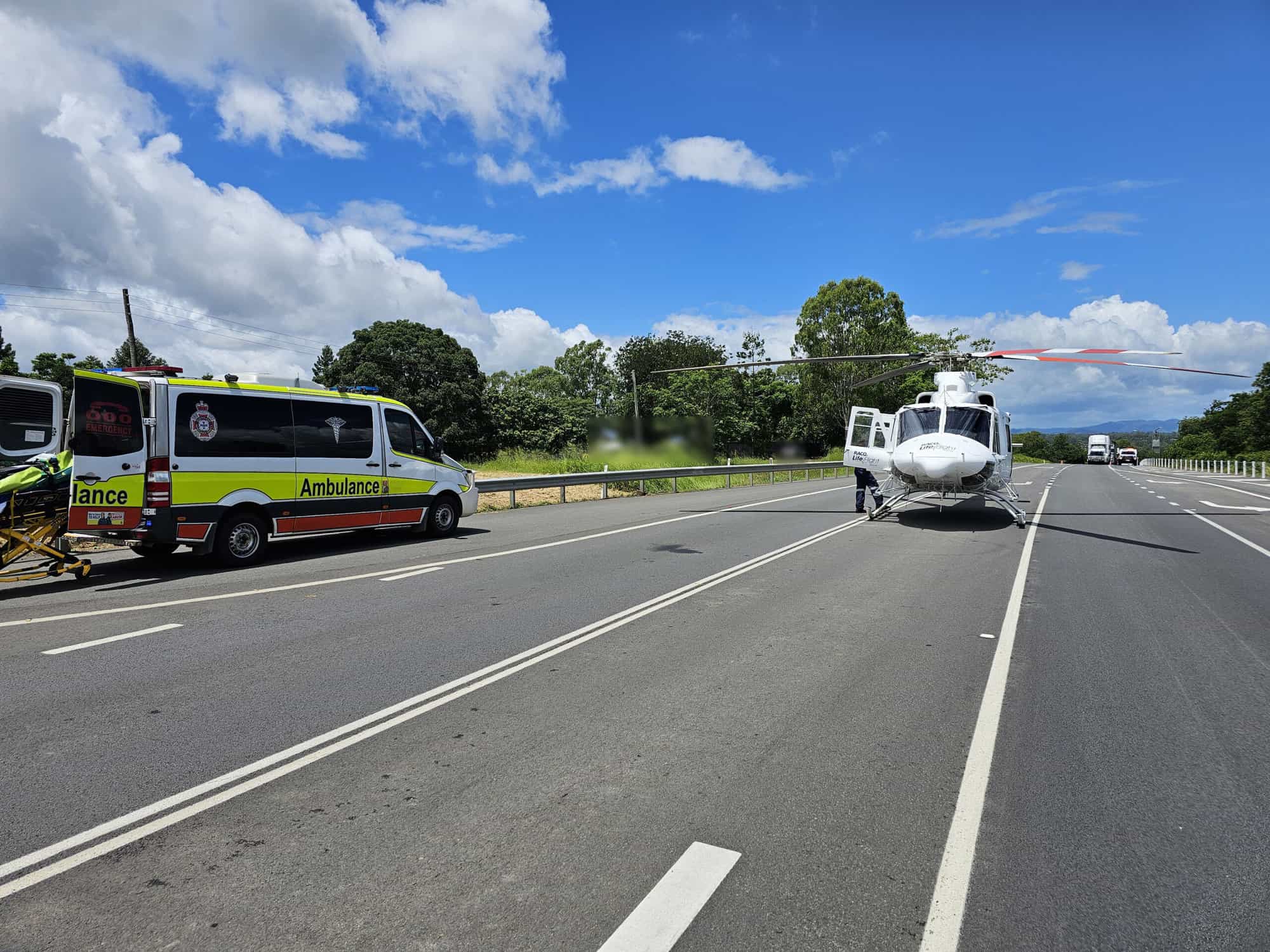 Man airlifted after vehicle crashes into tree - LifeFlight