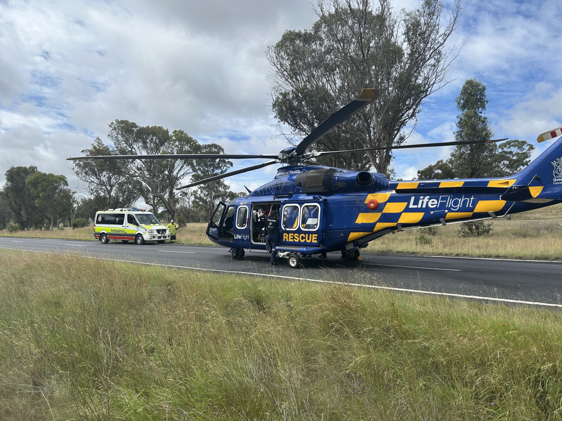 LifeFlight airlifts man to hospital after car crash